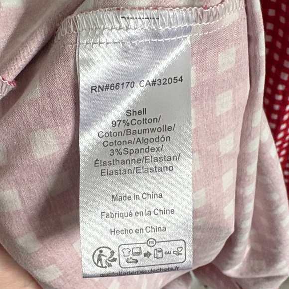 Anthropologie Hutch Drop Waist Red and White Gingham Plaid Midi Skirt 2X Flawed - Picture 10 of 10